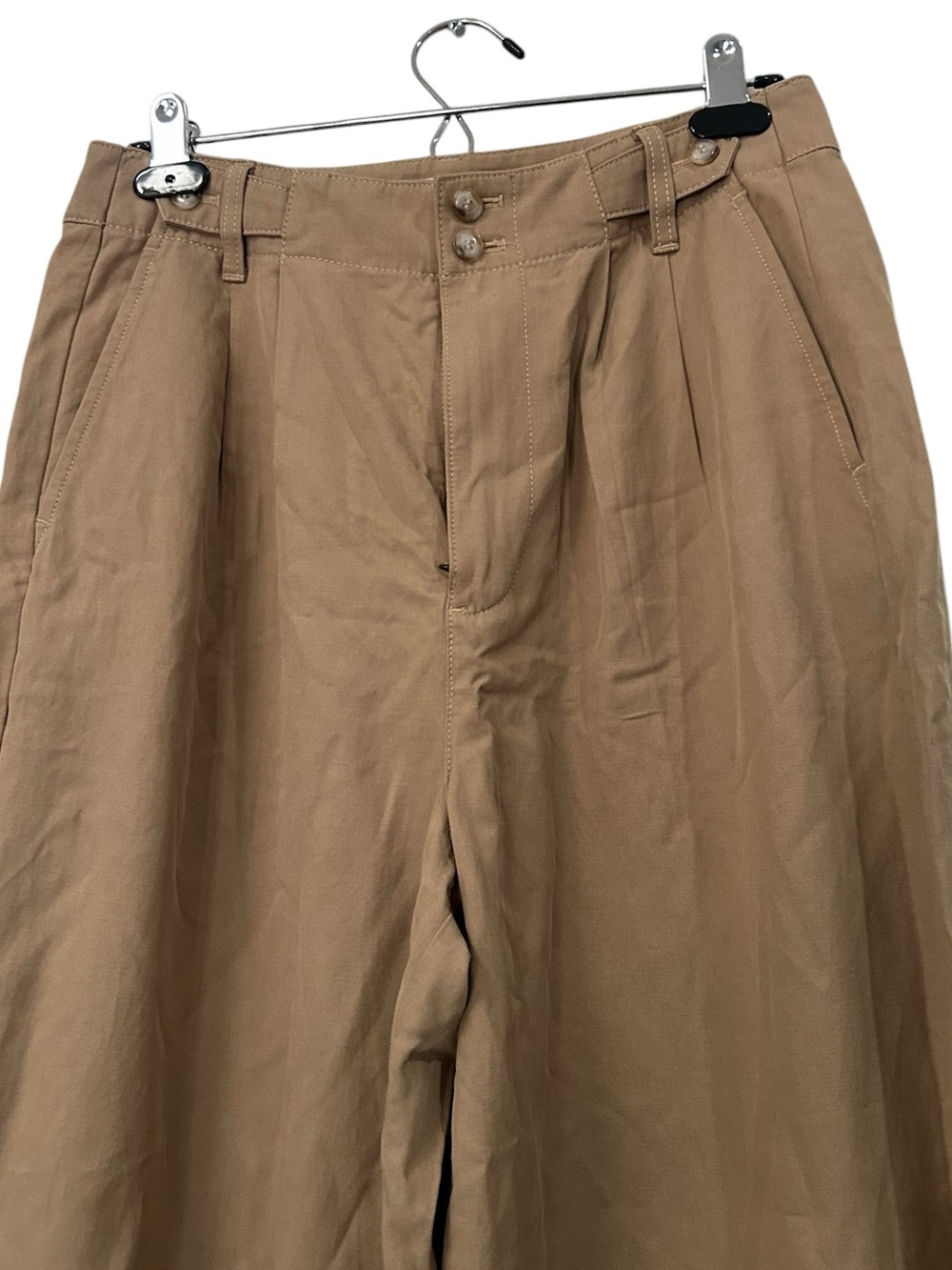 Madewell Harlow Wide Leg Pant High Rise Size 4 In Khaki Style NG521 NWOT - Picture 7 of 13